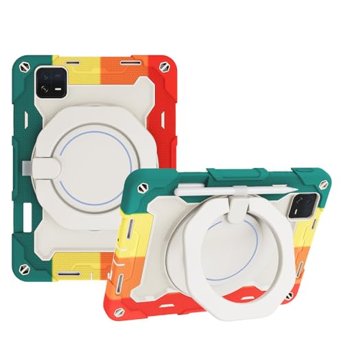 Funda para Xiaomi Pad 6 ideal para viajes con soporte de anillo y correa de transporte
