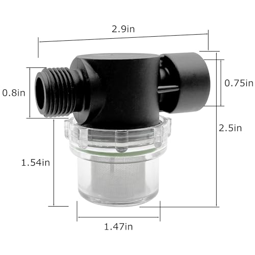 Safby SBFV012 1/2 Inch Female Npt In-Line Strainer thumb #1