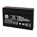 GE Simon XT 6V 1.3Ah Alarm Battery Compatible Replacement