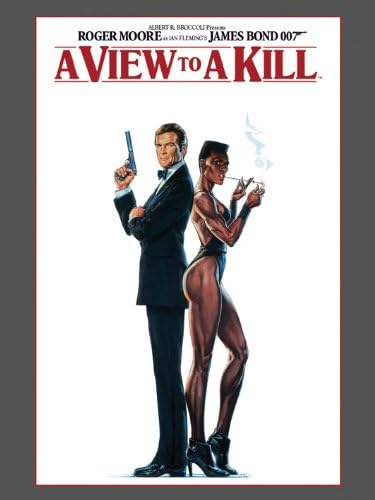 James Bond "A View to A Kill Canvas Print, Multi-Colour, 60 x 80 cm