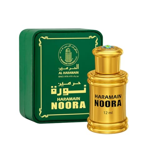 Al Haramain Perfumes LLC Al Haramain Noora Attar Oil | Luxuriöses Arabisches Parfümöl | Langanhaltender Reiner Duft | Exotischer Nahöstlicher Duft Für Männer & Frauen | Geschenk Für Besondere Anlässe