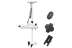 AQUOS 12 Volt 55 lbs 48-Inch Electric Bow Mount Trolling Motor with Remote Control