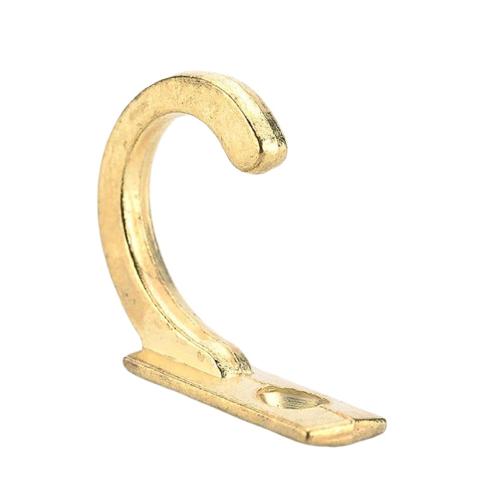 Gxbzhcaqy Gold Antique Curved Buckle Horn Lock Clasp Hook Compatible With Wooden Jewelry Box Furniture Hardware(Gold)