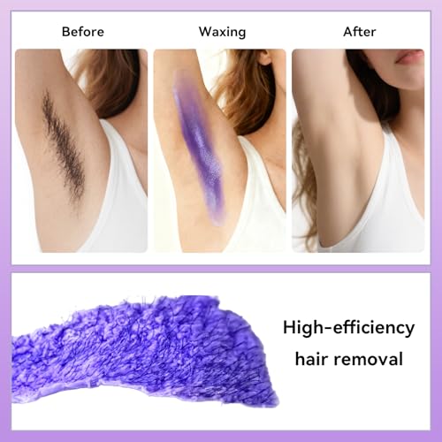 Image of Waxing Kit for Women &Men - Wewax Wax Warmer for Hair Removal, Hard Wax Kit with 50g 6 Bags Hard Wax Beans for Full Body, Brazilian, Legs, Arms at Home