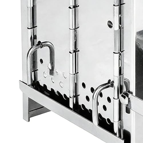 Réchaud de camping pliable avec récupérateur de cendres compact et stable - 8