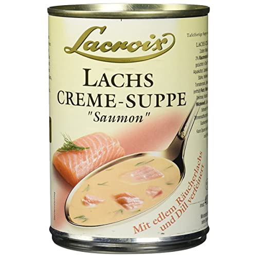 Lacroix Lachs Creme Suppe Räucherlachs mit feinem Dill 400ml 3er Pack – Bild 3