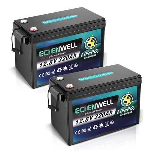 12V 640Ah Lithium LiFePO4 Battery, 24V 320Ah 15000+ Deep