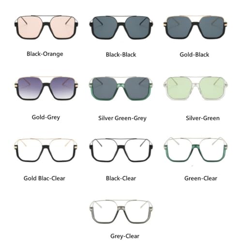 Summer Semi-Rimless Sunglasses For Women Men Retro Frame Sun Glasses Shades UV400 Eyeglasses4