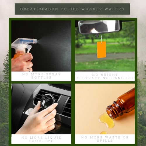 Image of Wonder Wafers 250 Count Unwrapped Automobile Professional Use Air Fresheners Car and Truck Detail (Fresh and Clean)