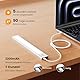 TANSOOL+ Schrankbeleuchtung LED Lampe mit Bewegungsmelder - 2200mAh USB-C Aufladbar Unterbauleuchte Küche Licht - Dimmbar kabellos Nachtlicht für Küche, Treppe, Schrank - 30cm, 2 Stück