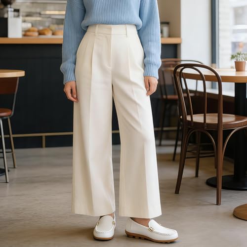Image of Women's Comfortable & Lightweight Leather Loafers Slip-Ons Driving Walking Mocs Boat Shoes Cute Business Casual Dress Shoes Work Flats for Women