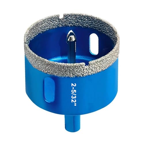 Image of TurstAid Diamond Hole Saw 3-5 /32 Inch with Pilot Guide Drill Bit - Performance Diamond Tile Hole Saw for Porcelain, Glass, Marble, Ceramic