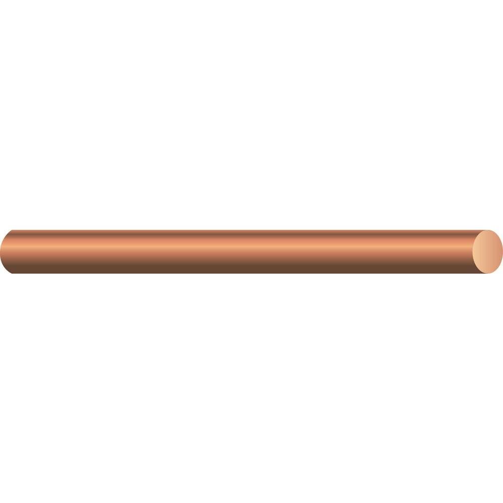 Woods Southwire 10650002 125' 2 Solid Bare Copper Wire