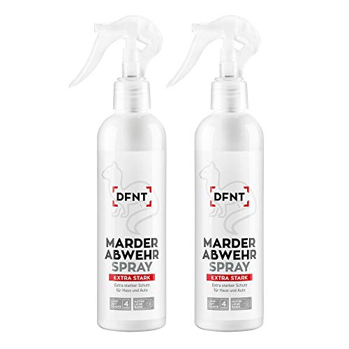 DFNT Marderspray EXTRA STARK für Auto & Haus | 500ml Marderabwehr Spray | Marder vertreiben | Marderfalle Lebenfalle & Marderschreck Alternative