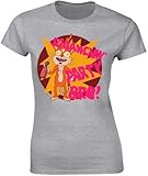 Squanchn Party Bro - Camiseta para mujer, color gris, gris, M