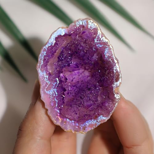 Cave de cristal d'améthyste violette de 100g 150g pour décoration de maison - 6