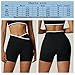DMMWCX Gym Leggings Color-Blocked Athletic Shorts, Women's Fitness Yoga Pants, High-Waisted Cycling Shorts-C8-M