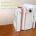 SMUK 3pcs Automatic Bookmark, Silicone Book Marks for Reading Women, Men, Kids, Book Lovers, Cute Unique Book Markers for Reading, Reading Accessories Gifts for Book Lovers