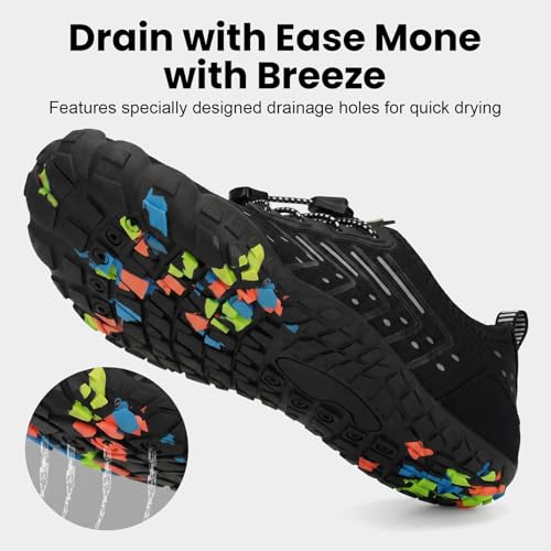 Image of Hike Barefoot Shoes Women Men Footwear, Wide Toe Box Water Shoes, Quick-Dry Zero Drop Comfortable & Non-Slip Pro Barefoot Beach Swim Minimalist Grounding Shoe for Walking Hiking