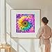 DIADAY Rainbow Sunflower Diamond Art Kits for Adults, 5D Flowers Diamond Painting Kits for Adults, Full Drill Diamond Art, DIY Gem Craft Arts Home Wall Decor Gift 12 x 12 Inches