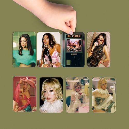 Image of Katseye Pinky Up Song Concept Glossy Finished Double Sided Printed Small Photo Cards (24+1 Freebie)