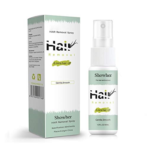 Permanent Hair Removal Cream Remover Spray Painless Bikini Armpit Hair Depilatory 8 Mins Off - for Women and Men - Full Body, Face, Legs, Bikini & Underarm Hair Remover,1.0 Oz