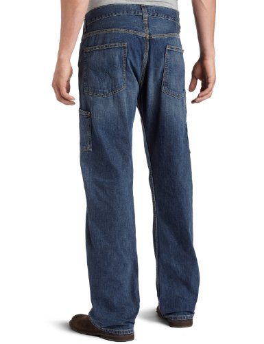 Levi's Men's Carpenter Loose Straight Jeans, Antique Dark2