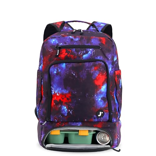 J World New York Mochila Packmate 2 em 1 lancheira unissex para adultos, Galaxy, BP2510L GALAXY