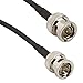 RF/Coaxial Cable Assembly, Belden 179DT, 75 Ohm, 4GHz, BNC Straight Plug, BNC Straight Plug