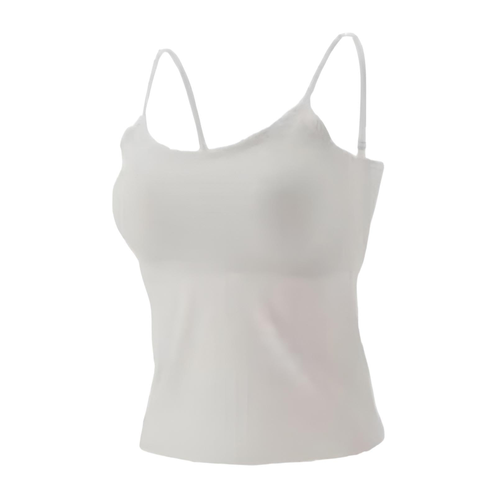 Canottiera Da Donna Imbottita, Senza Maniche, Sottile, Intimo