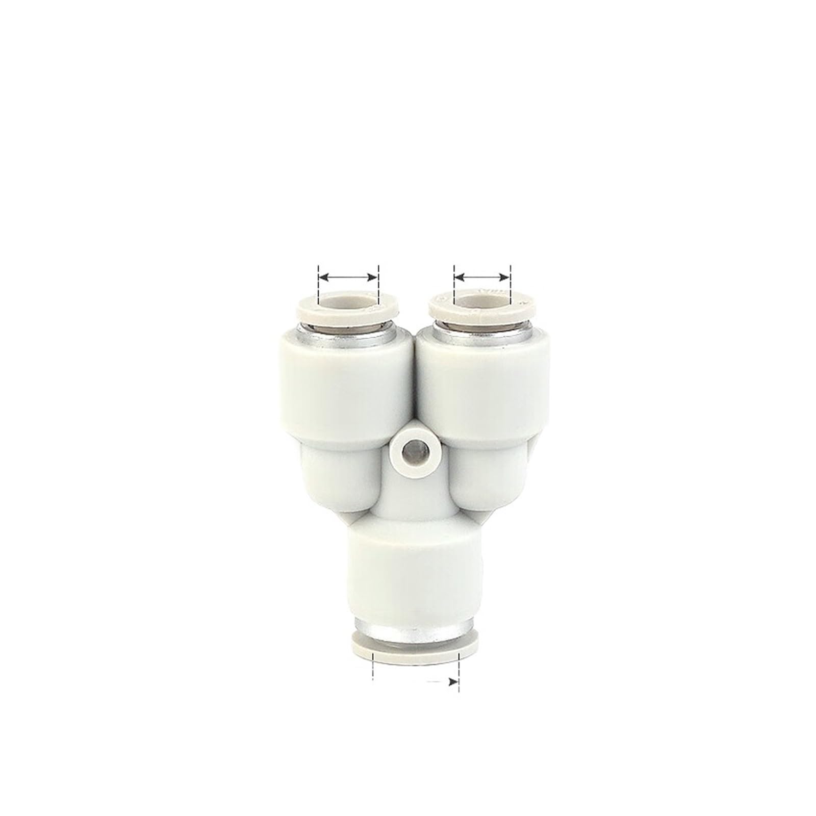 Raccord réducteur changement rapide joint en Y connecteur pneumatique tuyau 10mm 8mm X-APW108