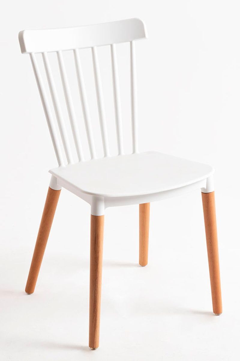 Regalos Miguel - Packs Sillas Comedor - Pack 4 Sillas Leka - Blanco