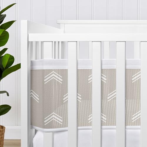 image for Sweet Jojo Designs + BreathableBaby 2-Piece Breathable Mesh Crib Liner