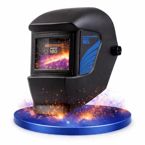 NTG Automatik Schweißhelm | Professioneller Schutz und Komfort beim Schweißen | Schweißmaske mit automatischer Verdunkelung und höchster Sichtqualität