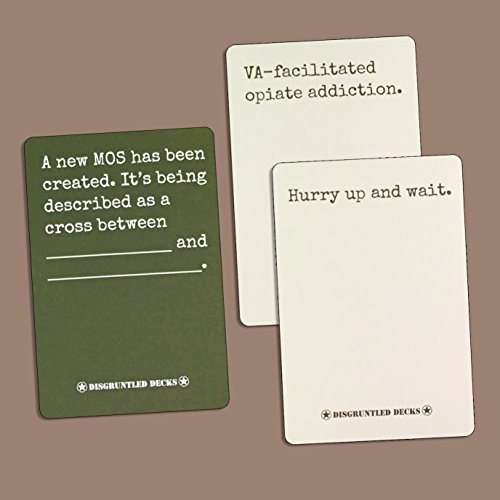 Juego de Cartas Militar para Veteranos Disgruntled Decks miniatura 5