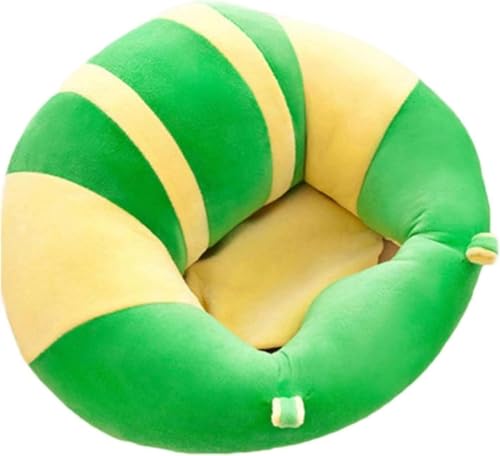 Heuitgs ベビーソファー お座り練習 ベビーチェア 4ヶ月?12ヶ月 ぬいぐるみ ソファ ふわふわ コットン 枕 首座り ローチェア 安全 安定感 滑り止め 出産祝い 贈り物 プレゼント (C)