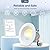Amico 24 Pack 4 Inch 5CCT LED Recessed Lighting, Dimmable, Damp Rated, 9W=60W, Can Lights with Baffle Trim, Retrofit Installation, ETL&FCC, White