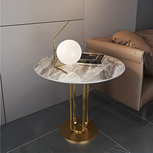 Petite table ronde salon de marbre et bout de canapé S - 7