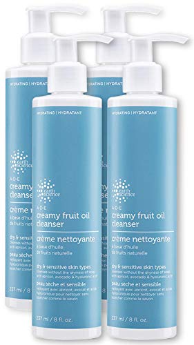 EARTH SCIENCE - A-D-E Creamy Fruit Oil Face Cleanser For Dry, Normal, or Sensitive Skin (4pk, 8oz.)