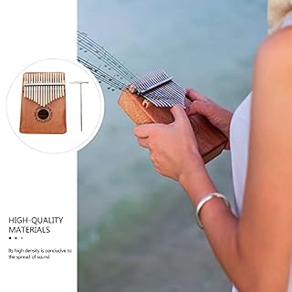 BIENKA 17 Touches Pouce Piano 17 Touches Doigt Piano Instrument De Musique Kalimba Kit Piano – Image 5