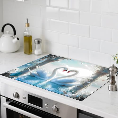 Image of Nuxovilar Swan Heart Stove Cover Diatom Mud 20.47x28.34 In