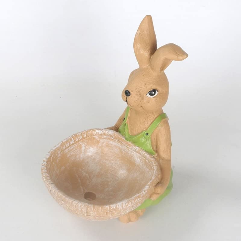 Pot de fleur de lapin Feng Shui pour sublimer vos plantes succulentes de salon - 3