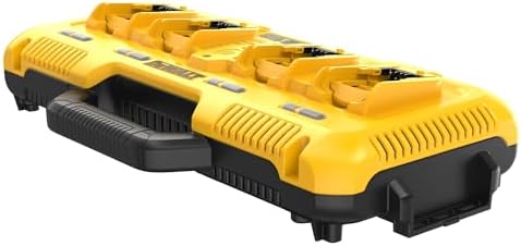 DEWALT 20V MAX* Charger, 4-Port, Rapid Charge (DCB104) , Black