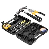 Tofficu 1 Satz Toolbox Combination Tool Mechaniker Werkzeugkasten Zange Tischlerwerkzeuge Auto-werkzeuge Automobil Schraubendreher Bausatz Elektrowerkzeuge Kfz-werkzeuge Kunststoff Schwarz