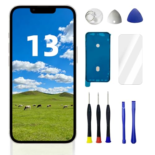 for iPhone 13 LCD Screen Replacement Complete iPhone 13 Screen with Easy DIY Repair and Replacement Kit.