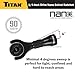 Titan 11330 1/4-Inch Drive x 2-1/4-Inch 90-Tooth Swivel Head Nano Ratchet