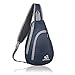 Waterfly Zaino Monospalla Uomo Piccolo Borsa Monospalla Zaino Tracolla Petto Impermeabile Sportivo Crossbody Sling Bag per Lavoro Scuola Viaggio Trekking Marsupio Monospalla Donna