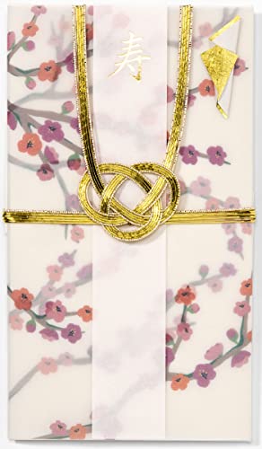 Iroha Publishing GHB-05 Flower Biyori Festival Bag, Gold Seal (Plum)