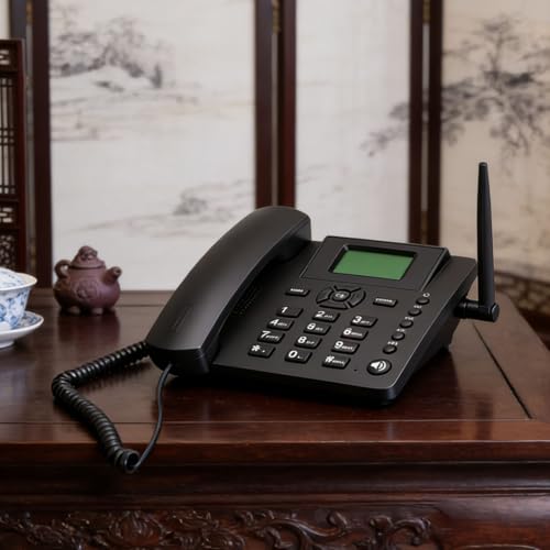 Teléfono inalámbrico de escritorio GSM Dual SIM 2G miniatura 3