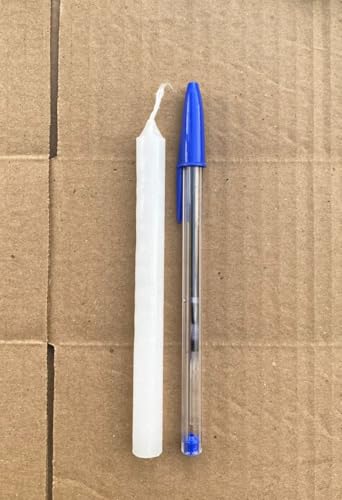 Kit 100 Vela Palito Branca 13,5cm Parafina 100% Pura